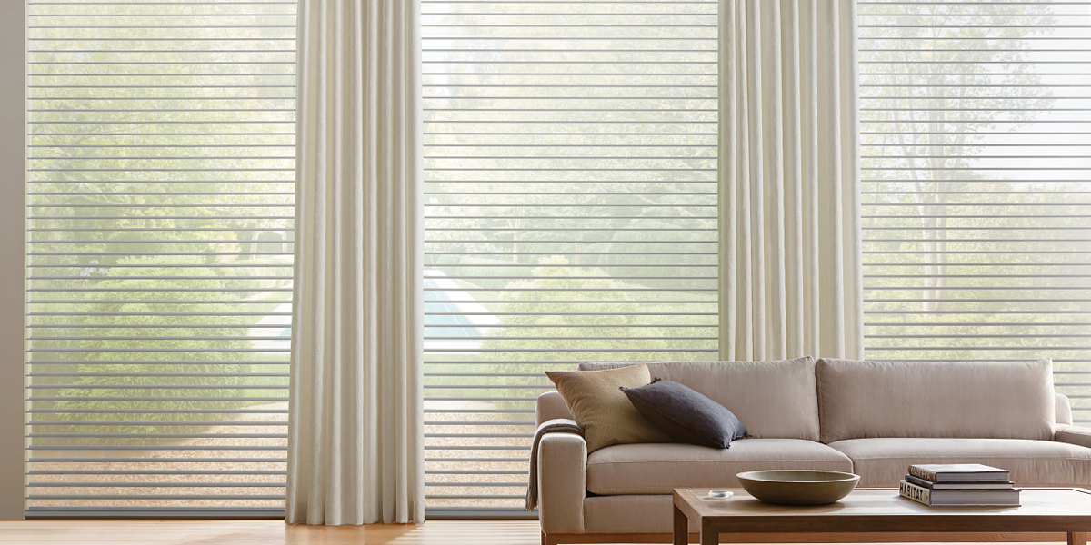 Nantucket™ Sheer Shades with Draperies