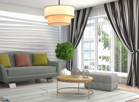 Interior living room. 3d illustration